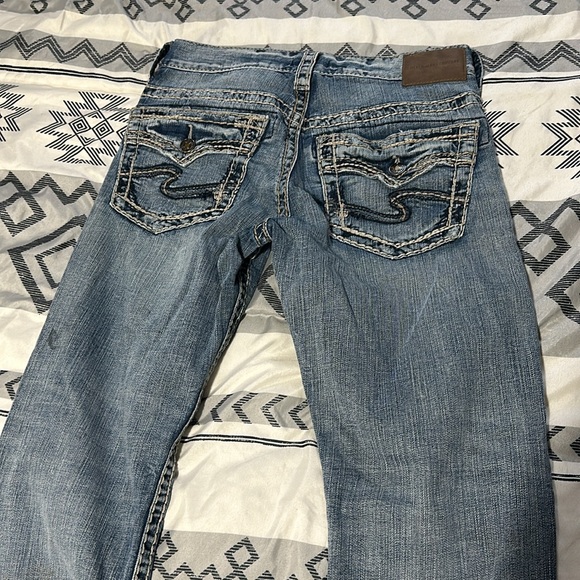 Silver Jeans Gordie loose fit Straight leg. Size: 30 Waist 32 Length - Picture 4 of 5
